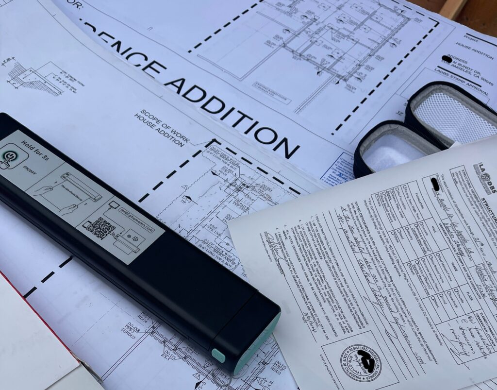 Architectural plans for a Los Angeles home addition