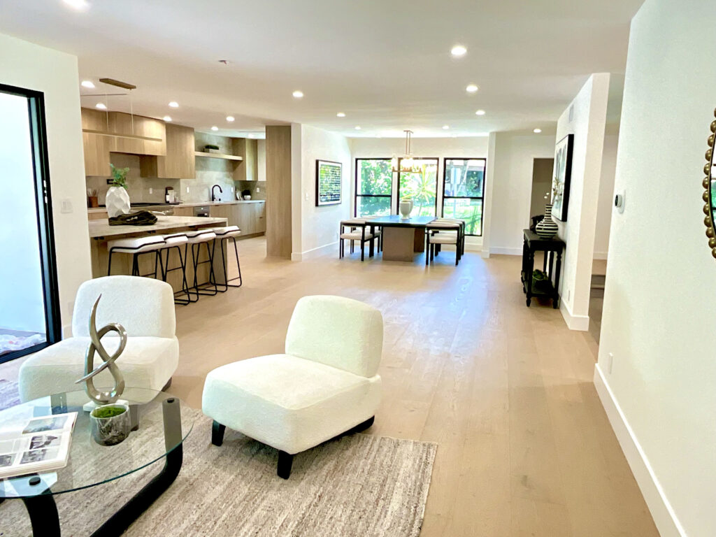 Encino home after a complete interior remodel